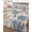 DarkBlue Beige, variant on Quilts Queen Size Bedding Set, Blue Coastal Reversible Summer Quilt 3 Pieces, Summer Beach Coral Shell Starfish Vintage Lightweight Bedspreads Coverlets with 2 Pillow Shams for All Seasons
