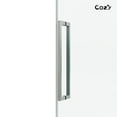 thumbnail image 6 of Cozy 54"x 76" Frameless Single Slide Shower Door 3/8"Tempered Square, 6 of 11