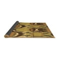 thumbnail image 2 of Ahgly Company Indoor Square Abstract Brown Modern Area Rugs, 6' Square, 2 of 4