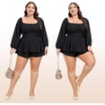 thumbnail image 2 of 20Pairs Plus Size Knee High Stockings for Women 15D Sheer Nylons Socks with Wide Calf, 2 of 6