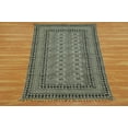 thumbnail image 3 of Casavani Handwoven Black Cotton Dhurrie Hallway Stair Runner Area Rug Home Decor Kilim 4x20 feet, 3 of 5