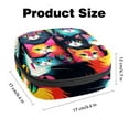 thumbnail image 3 of Sanitary Napkin Storage Bag, Zipper Menstrual Cup Pouch Feminine Menstruation First Period Pads Holder for Girls Women Ladies, Cat, 3 of 7
