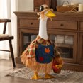 thumbnail image 5 of AZXY Scarecrow Fall Porch Goose Outfits for 23 Inch Lawn Statue, Costume for Plastic & Cement Goose Statue, Autumn Sculpture Accessory for Garden Yard Patio Front Porch Party Outdoor Decoration, 5 of 7