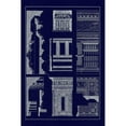 thumbnail image 3 of Buhlmann, J. 11x14 Black Modern Framed Museum Art Print Titled - Wall Facing with Wood Paneling (Blueprint), 3 of 5