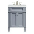thumbnail image 3 of Elegant Decor Park Ave 24" Wood Single Bathroom Vanity in Gray, 3 of 9