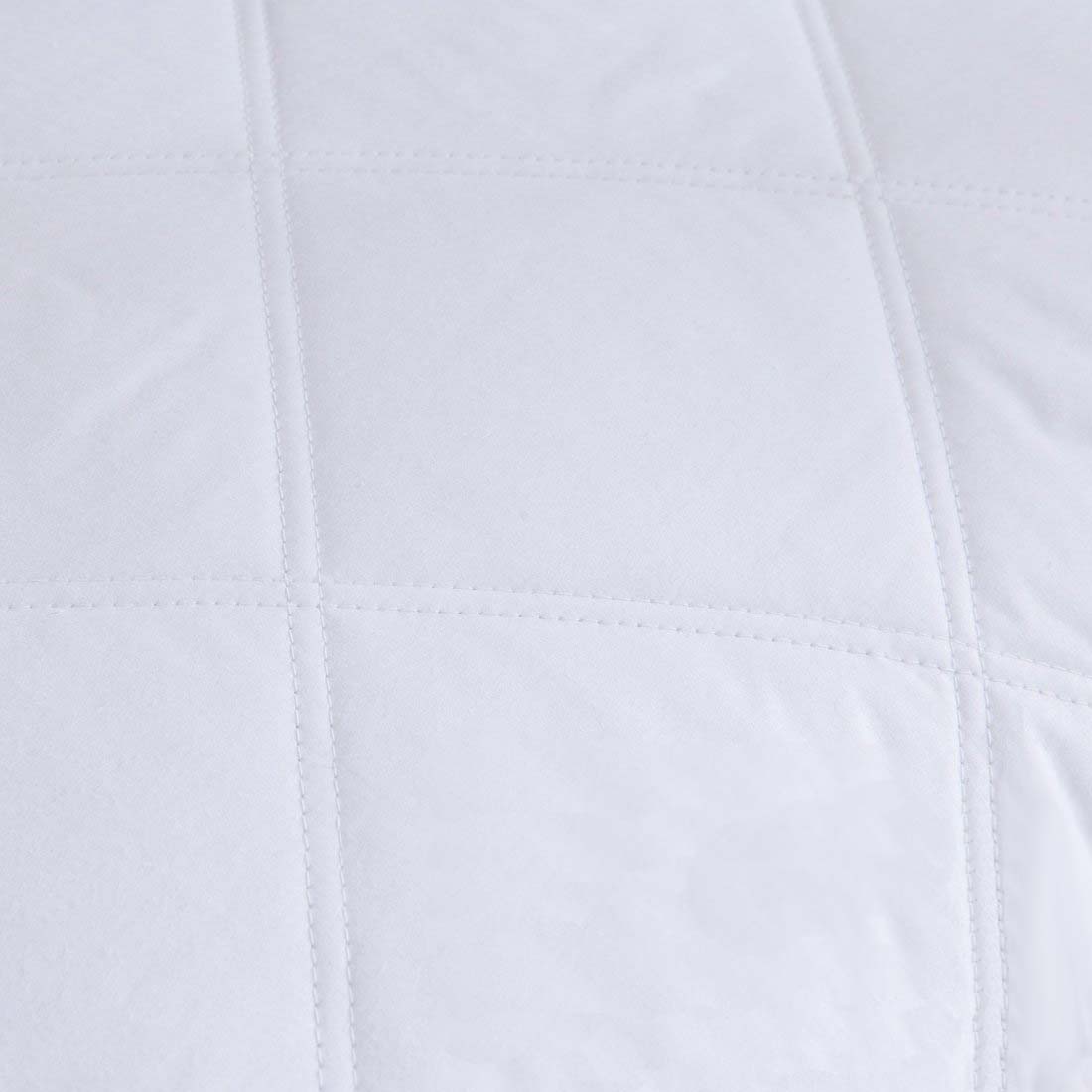 Puredown Goose Feather and Down Pillow, 100% Cotton Fabric, Gusset Siding,  King Size, Set of 2 