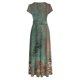 thumbnail image 5 of Puntoco Vestido Casual Estampado De Manga Corta Con Cuello Redondo Para Mujer Verde Xl,Regalos Para Mujer Joven, 5 of 5