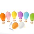 thumbnail image 4 of 12Pcs Creative Printed Easter Eggs Plastic DIY Printed Easter Eggs with Lanyard, 4 of 8