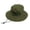 Army Green, variant on Lroveb Bucket Hats for Men Wide Boonie Hat Unisex Top Military Beach Solid Outdoor