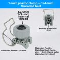 thumbnail image 2 of CaraMart 1/4 Inch Adjustable Ball Clip Nozzle 4Pcs for Fan or Cone Spray in Irrigation, 2 of 9