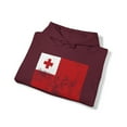thumbnail image 4 of Tonga Tongan Pride Flag Hoodie, Gifts, Hooded Sweatshirt, 4 of 4