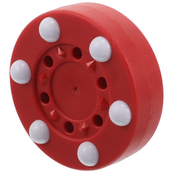 Masteelf Roller Hockey Puck For Professional And Amateur Players Plastic Round Puck For Street And Field Hockey Training Reliable Hockey Accessory For All Conditions