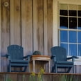 thumbnail image 7 of WINSOON All Weather HIPS Folding Oversized Adirondack Chair：Outdoor Chair with Realistic Wood Texture, Heavy Duty Weight Capacity, for Cup Holder for Patio, Yard & Garden, 7 of 7