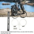 thumbnail image 3 of Electric Bike Battery Mount Plate, Wide Compatible Electric Bike Battery Mounting Bracket Light Weight  for DIY, 3 of 7