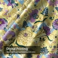 thumbnail image 3 of LALILO Yellow Fabric Shower Curtain for Bathroom ,Waterproof Shower Curtains with Hooks 72"X72", 3 of 6
