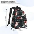 thumbnail image 2 of Fotbe Watercolor Floral Mochila Ligera Casual para Laptop para Hombres y Mujeres, Mochila Impermeable de Uso Diario, Mochila para Universidad, 2 of 6