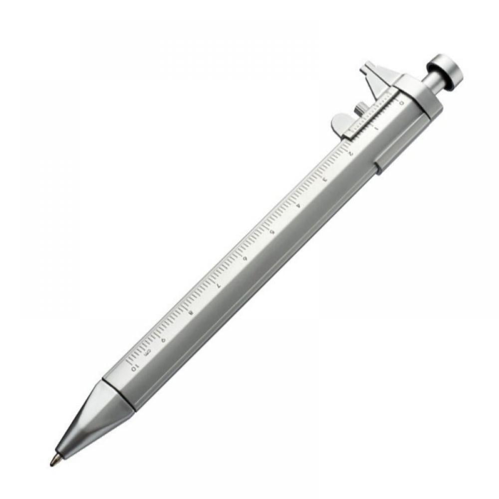 Gift Pen Tool Pen Multitool Tech Tool Pen with Ruler,Ballpoint Pen and Pen Refills, Unique Gifts for Men