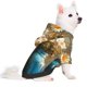 thumbnail image 2 of Fotbe Rustic Daisy Mason Jars Sudadera con Estampado para Perros Pequeños – Suéter con Capucha para Mascotas, Tela Suave de Forro Polar con Bolsillo-Medium, 2 of 7