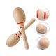 thumbnail image 3 of 8Inch Hand Percussion Rattles, Beech Wood Rumba Shakers, Latin Musical Instrument for Games Party F, 3 of 5