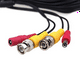 thumbnail image 2 of Cámara de seguridad CCTV SatelliteSale Cable BNC Siamese pre-hecho 2-IN-1 Video y POWER PVC Cordón negro 100 pies, 2 of 6