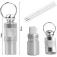 thumbnail image 2 of 10pcs Bucket Tube Labels For Puppy, Anti-lost Pet Id Tag Bucket Silver, 2 of 5