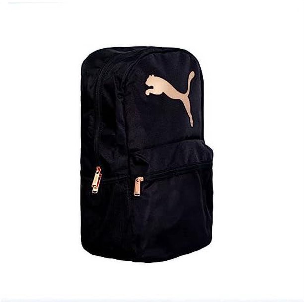PUMA Evercat Rhythm Backpack & Pencil Case Black Rose Gold One Size