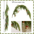 thumbnail image 3 of LSLJS Christmas Garland 3Ft Artificial Norfolk Plants Flowers Green Garland for Xmas Table Mantle Wall Fireplace DIY Indoor Outdoor, Holiday Christmas Decorations, 3 of 3
