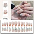 thumbnail image 3 of Fofosbeauty 24pcs Press on Nails, 2024 Fake False Nails Tips Design,Almond Macaron Gradient Butterfly, 3 of 9