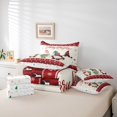 thumbnail image 6 of Manfei Cartoon Xmas Gnome 7-Piece Bedding Comforter Set,Merry Christmas King Bedding Sets,Wild Deer Skull Bed Sheets For Girl Boys,Ultra Soft Home Decor Reversible, 6 of 8