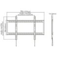thumbnail image 2 of AMX BPL-65B Support Mural Fixe Ultra-Mince Noir HDTV LED LCD LED PLASMA 60 Pouces à 100 Pouces, 2 of 2