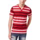 thumbnail image 1 of INC - Camiseta básica para hombre con rayas interiores, color rojo, grande, 1 of 1