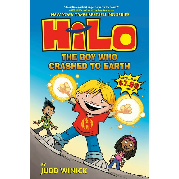 Pre-Owned Hilo Book 1: The Boy Who Crashed to Earth: (A Graphic Novel) (Paperback) 0593483154 9780593483152