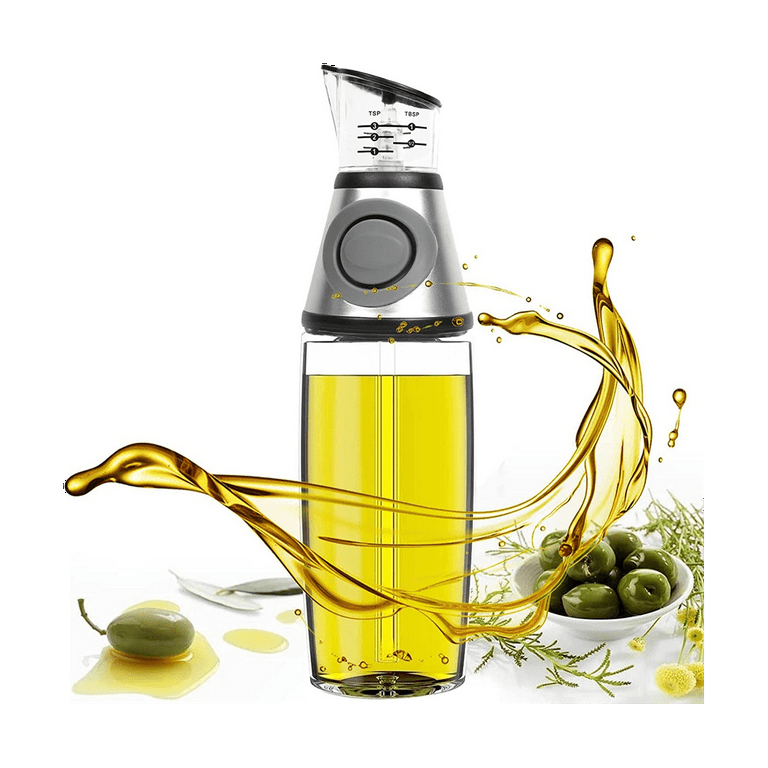 Olive Oil Dispenser Cooking Oil Dispenser Bottle for Kitchen with Measuring  Scale Oil and Vinegar Di…See more Olive Oil Dispenser Cooking Oil