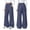 Navy, variant on Unisex Boys Girls Fall Sweatpants Elastic Waist Wide Leg Pants Kids Solid Color Casual Loose Sport Trousers White 14-15 Years