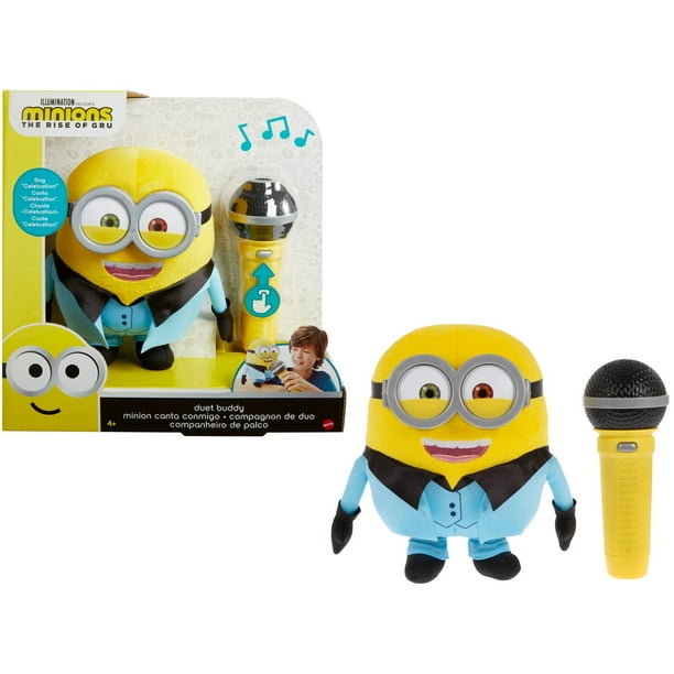 Minions The Rise Of Gru Duet Buddy Singing Bob 8 In 32 Cm Character Plush For Kids 4 Years Up Walmart Com Walmart Com