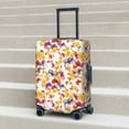 thumbnail image 6 of Haiem flowers and flying butterflies Pattern Luggage Cover Printed Suitcase Covers for Luggage Elastic Washable Suitcase Protector Fits 18-32 Inch Luggage-Small, 6 of 7
