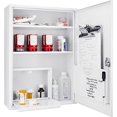 thumbnail image 2 of winbest Large Wall Mount Steel Key Lock Medical Medicine Cabinet, 2 of 4