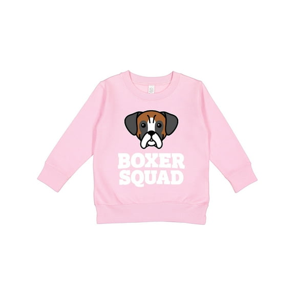 Inktastic Dog Boxer Squad Toddler Sweatshirt