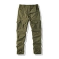 thumbnail image 4 of YLSDY Men's Flex Ripstop Tactical Pants, Water Resistant Stretch Cargo Pants, Lightweight EDC Hiking Work Pants Army Green XXL, 4 of 7