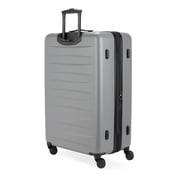 SWISSGEAR Stride Hardside Large Checked Spinner, Charcoal Gray