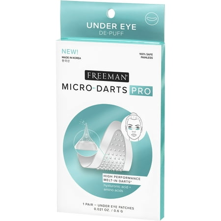 Freeman Micro-Darts Pro - Clear Under Eye Patches, Treatment for Dark Circles, 1 Count