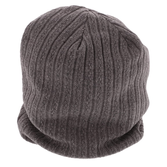 LOLIPPYY Light Grey Winter Beanie Hat Soft Knitted Cap Unisex Warm Stylish Sports Hat