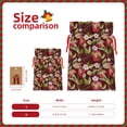 thumbnail image 3 of Fuzoiu Leaf And Fruit Print Christmas Gift Bag,Burlap Gift Bag with Drawstring Closure & Hang Tag,Perfect for Holidays, Birthdays, and Special Occasions-Small, 3 of 7