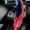 thumbnail image 5 of Flamingo 14.5 Inch Printing PVC Leather Auto Accessories Steering Wheel Covers Car Wheel Covers Steering Wheel Cover, 5 of 6