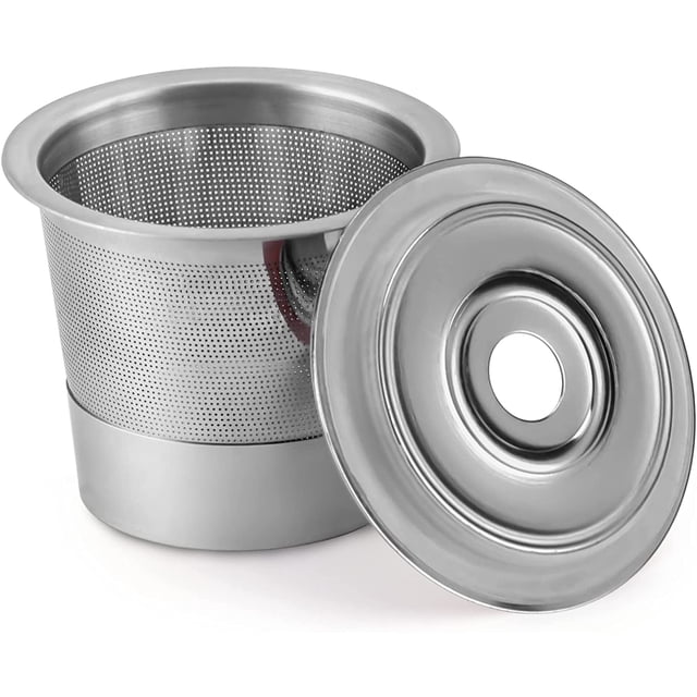 Filtres de Dosettes de Café K Réutilisables pour Keurig 2.0 et 1.0 Cafetières à une Tasse, K-cups Universels Rechargeables, Filtre Réutilisable K-cups (1)