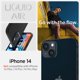 thumbnail image 2 of Funda Spigen Liquid Air para iPhone 14 (2022), color negro mate, 2 of 7