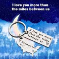 thumbnail image 2 of Gift Chain Lovers Key Map Keychains, 2 of 6