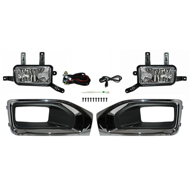 Par Faros Niebla Generica 2015 A 2016 GMC con Parrilla con Moldura Cromada