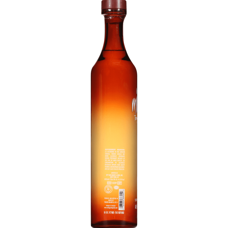 Milagro Reposado Tequila, 750ml Glass Bottle, 40% ABV 80 Proof 