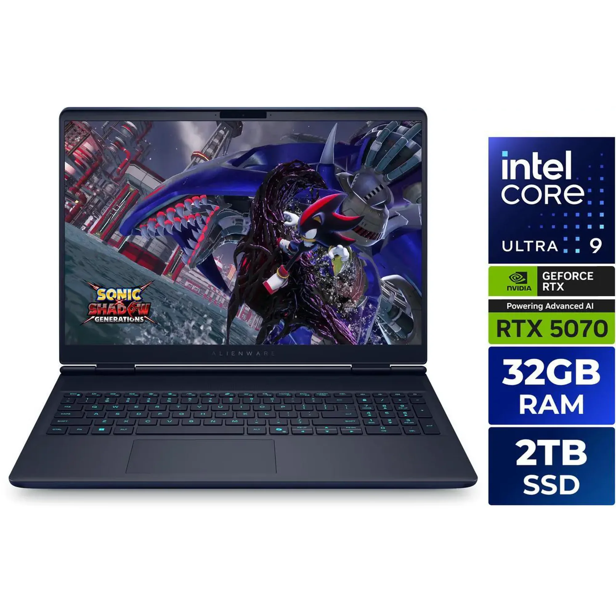 Alienware - 16X Aurora 16" 2.5K Gaming Laptop - Intel Core Ultra 9 275HX 2025 - 32GB Memory - NVIDIA GeForce RTX 5060 - 1TB Storage - Interstellar Indigo